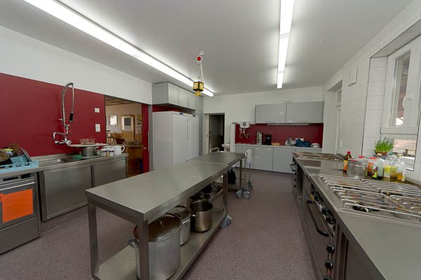 Küche der Jugendbildungsstette des BDP in Kleinbettlingen.